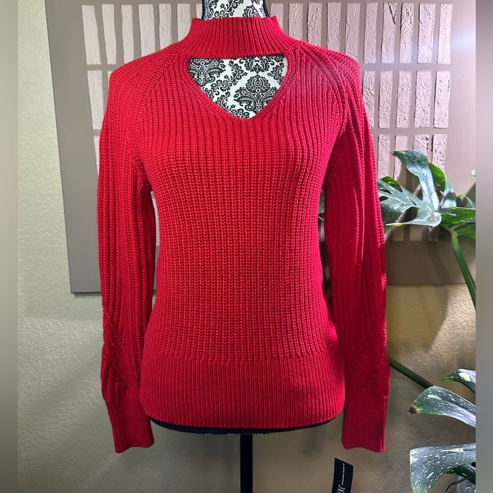 INC KEY HOLE SWEATER